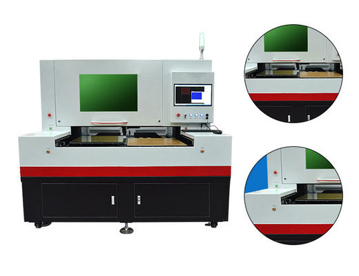 High Accuracy Laser Glass Cutting Machine For Stained Glass / Environmental Protection Glass