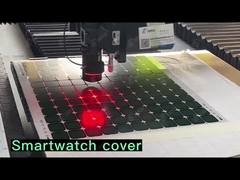 スクリーン保護ガラスのための大きなサイズ90Wファイバーレーザー切断機