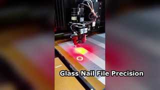 3mm爪やすり、ガラスレーザーカット