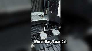 2mm自動車バックミラーガラスレーザー切断