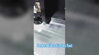 3mm 白色ガラス レーザーカット円形