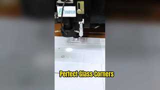 2 mm ウルトラ ホワイト ガラス レーザー カットの丸い角