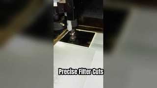 2mmコーティングフィルターレーザーカットスクエア