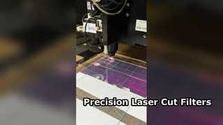 レーザーカット円形1mm両面コートフィルター