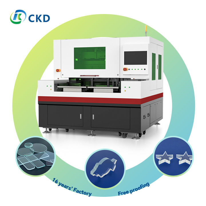 600X700MM Glass Laser Cutting Machine Splitting Laser Source Pulse Frequency 1-100kHz