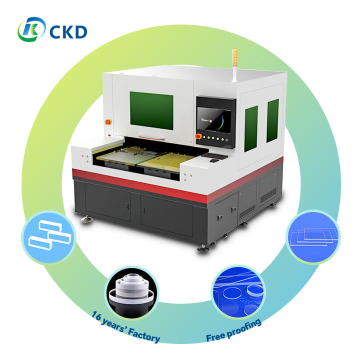OPC Supported Industrial Laser Glass Cutting Machine with Heavy Duty Wheels